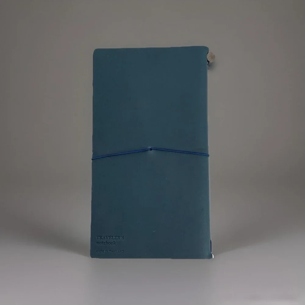 Traveler's Notebook Passport Blue Leather Cover New No Box Japan‎ TN